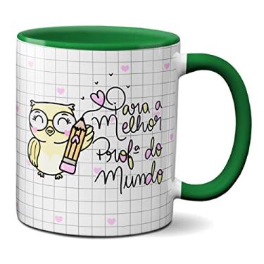 Imagem de Caneca Presente Para A Melhor Professora Do Mundo (Verde)
