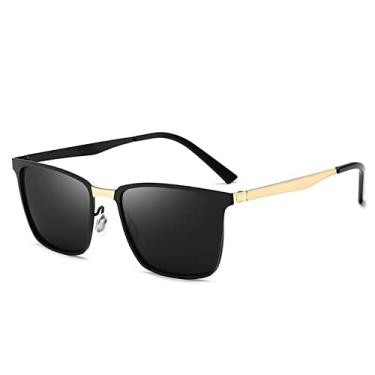 Imagem de Óculos de Sol Polarizados Design Clássico Masculino Feminino Condução Armação Quadrada Óculos de Sol Masculino Gafas De Sol, C3, Polarizado