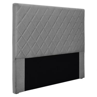 Imagem de Cabeceira Solteiro 0,90M Esmeralda Cinza Escuro