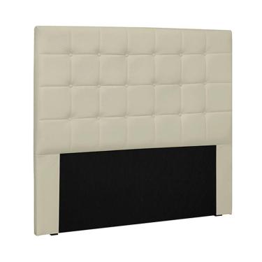 Imagem de Cabeceira King Size 1,95m Tropea Pu Marfim - Gran Belo