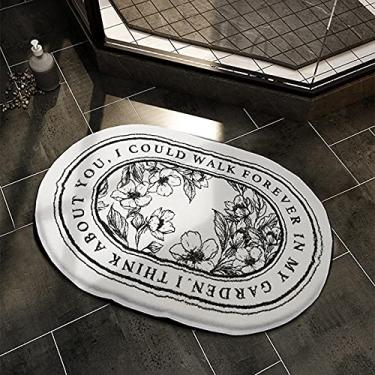 Imagem de SHENGANG Tapete de banheiro Microfibra Banheira Piso Lateral Antiderrapante Tapetes de entrada de banheiro Tapetes para animais de estimação Capacho para chuveiro, 1,50x80cm