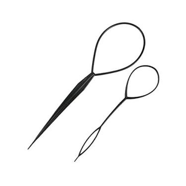 Imagem de Trança de cabelo mágico de plástico para rabo de cavalo ferramenta de clipe simples DIY kit de acessórios para pentear o cabelo