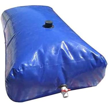 Imagem de Recipiente De Armazenamento De Água Flexível De Grande Capacidade, Bolsa De Água Externa Dobrável Com Torneira, Balde De Armazenamento De Água De Irrigação Resistente À Seca De Emergência Portátil