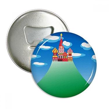 Imagem de Emblema multifuncional com emblema de ímã de geladeira e nuvem de montanha francesa chinesa