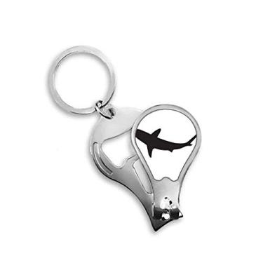 Imagem de Esboço oceano tubarão feroz cortador de unha abridor chaveiro tesoura