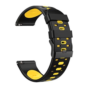 Imagem de ADAARA Pulseira de relógio inteligente de silicone de 22 mm para Huawei Watch GT3 GT 3 46mm pulseiras de pulso GT 2 GT2 Pro acessórios de pulseira de pulseira (cor: estilo A, tamanho: 22mm universal)