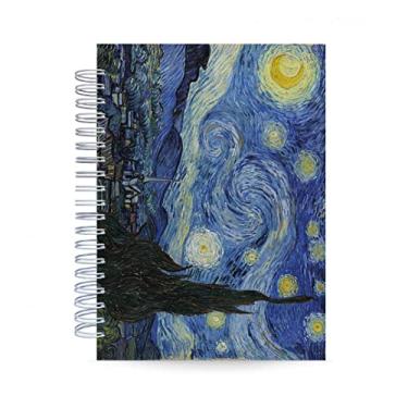 Imagem de Caderno Universitário 10 Matérias 200 Folhas 90g A4 Noite Estrelada