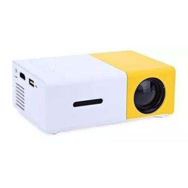 Imagem de Mini Projetor Portátil Led 600 Lumens Full Hd 1080P Hdmi Av - Dmk