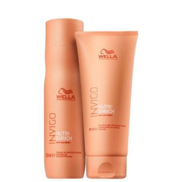 Imagem de Kit Wella Professionals Invigo Nutri-Enrich Duo Shampoo 250ml + Condic