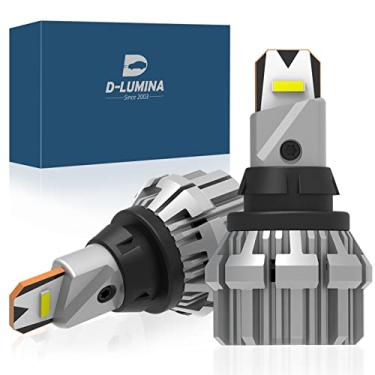 Imagem de D-Lumina Lâmpadas reversas de LED 912 921 T15, 5600 lúmens 21W 2-SMD CSP Chips W16W T10 T16 906 lâmpada para luzes de ré do carro, caminhão, sem erros, Plug & Play 6000K branco pacote com 2