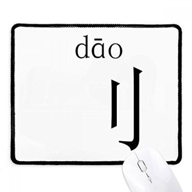 Imagem de Mousepad de personagem chinês com borda costurada, tapete de borracha para jogos