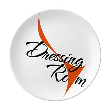 Imagem de Prato de maquiagem diferencial decorativo de porcelana salver talheres, prato de jantar