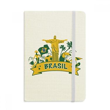 Imagem de Caderno de papagaio Corcovado Brasil, capa dura oficial, diário, diário clássico