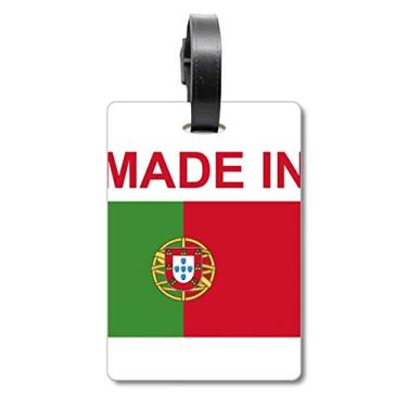 Imagem de Made In Portugal Country Love Mala Etiqueta para Bagagem Cartão de Bagagem Scutcheon Etiqueta