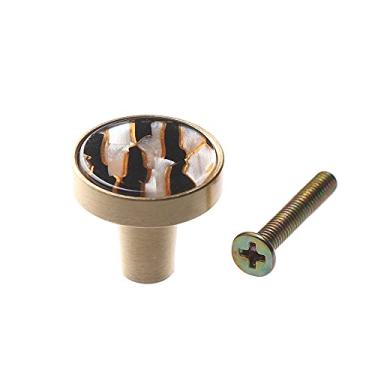 Imagem de Maçanetas de porta elegantes de 1 unidade para armário de cozinha Armário de liga de zinco Gaveta de móveis puxa ganchos de suspensão de parede Acessórios domésticos, preto, 22 mm