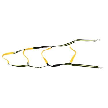 Imagem de Escada de Corda de Embarque Verde Leve Forte Resistência Portátil Escada de Corda para Barco Acessórios para Iate (Escada de 4 Degraus)