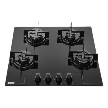 Imagem de Cooktop Fogão A Gás 59x52cm 4 Bocas Vidro Bivolt - Franke