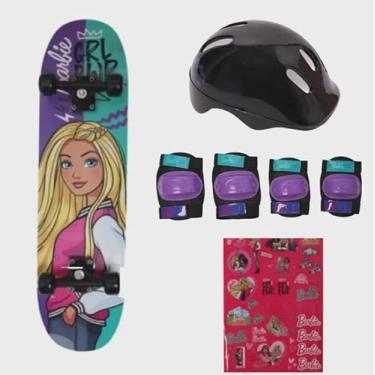 Imagem de Skate com Acessórios de Segurança - Fun F00105