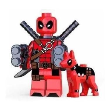 Imagem de Boneco Blocos De Montar Deadpool Dog Ring - Mega Block Toys