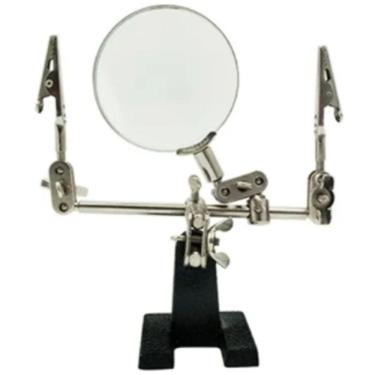 Imagem de Lupa De Bancada Mesa Com Suporte Super Pratico