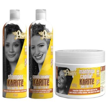 Imagem de Kit Karité Shampoo + Condicionador + Manteiga Capilar Soul Power