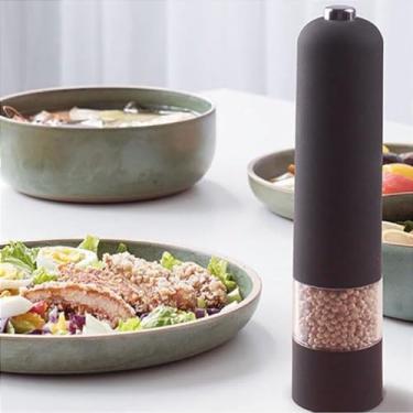 Imagem de shop mix, Moedor Eletrico De Sal Pimenta Temperos Triturador Pilhas Aço Inox