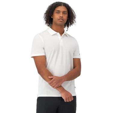 Imagem de Champion Camisa polo masculina, camisa atlética confortável, melhor camiseta polo para homens, (Coleção 2024) Branco óptico, XXG