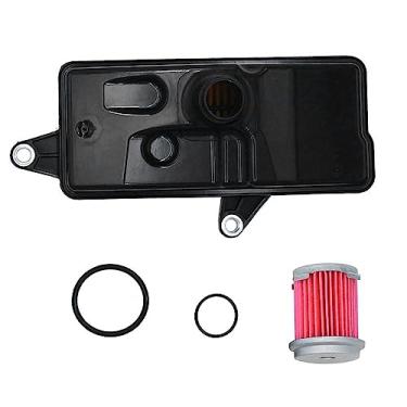Imagem de KACEPAR Kit de filtro de transmissão automática, compatível com Honda Civic 2014-2019, Fit 2015-2019, HR-V 2016-2017, 25420-5T0-003, 25450-P4V-013, 254205T0003, 25450P4V013