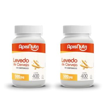 Imagem de 2x Levedo de Cerveja 500Mg 400 Comp Apsinutri