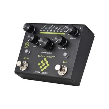 Imagem de XCPHGFM Guitar Effect Pedal Digital Delay com TAP Pedal de atraso de pedal duplo Pedal de guitarra com seleção de atraso de 8 modos para baixo de guitarra - SPINDRIFT