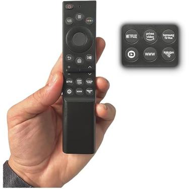 Imagem de Controle Remoto Compatível Com Smart Tv Samsung Serie Au7700 Au8000 Netflix Prime 4K BN59-1357A COM PILHAS