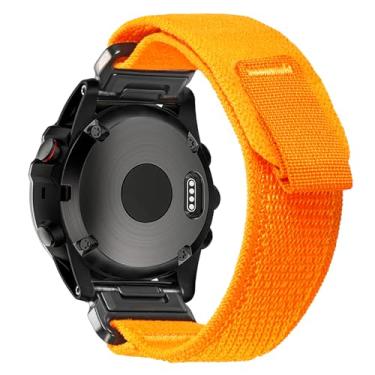 Imagem de Pulseira esportiva masculina compatível com Garmin, Trail Loop, Nylon para trilha/Forerunner/Approach/MARQ/quatix/D2 Series