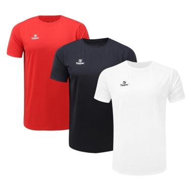 Imagem de Kit 3 Camisetas Topper Classic New Masculina-Masculino