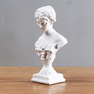 Imagem de Resina elegante venus busto estátua desktop moda ornamentos deusa grega afrodite escultura decoração de casa presente criativo/919