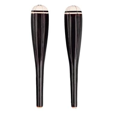 Imagem de 2 peças de eixo de afinação Blackwood Erhu, acessórios de afinador de violino chinês, seu Erhu, comprimento profissional de 15 cm, melhora a qualidade do som