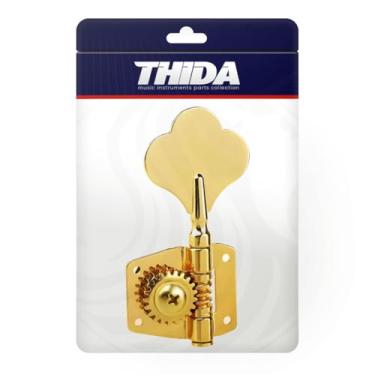 Imagem de Tarraxa Vintage Avulsa Baixo Jazz Bass Dourada Lado Esquerdo