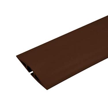 Imagem de Legrand Capa para cabo de 1,5 m CDB-5 Corduct para pisos, comporta 1 cabo ou cabo, marrom (1 pacote)