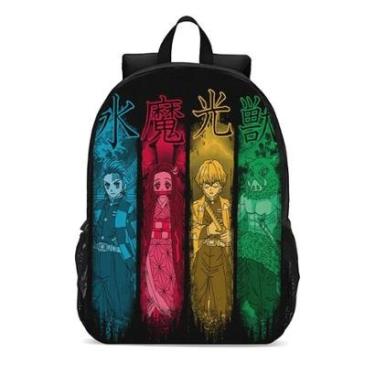 Imagem de Mochila Escolar Infanto Juvenil Anime Demon Slayer Top Novidades 0244-Unissex