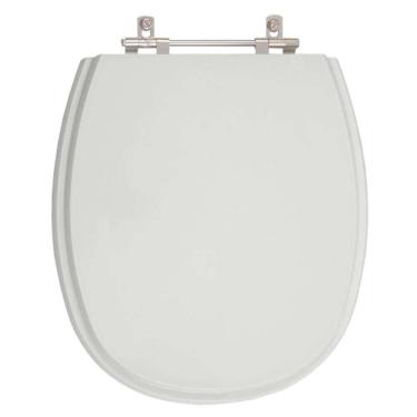 Imagem de Assento Sanitário Laqueado Loren One Cinza Claro para vaso Lorenzetti