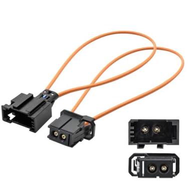 Imagem de juerly A maioria dos conectores universais de adaptador fêmea e macho de circuito óptico de fibra óptica para rádio e áudio Mercedes, BMW, VW, Audi, Porsche, SOS FIX