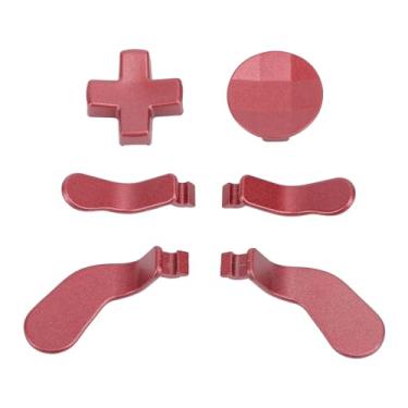 Imagem de Pá de Controlador e Almofada D, 6 Peças de Pás de Controlador Sem Fio de Metal D Pads Peças de Reposição de Aço Inoxidável Acessórios Kit de Reparo Conjunto de Componentes para