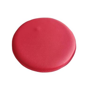 Imagem de Fenteer Banco de Bar Substituto de Assento, Redondo Padrão à Prova D'água, Almofada, Assento Superior Apenas para Clube, Casa, Loja de Beleza, Vermelho