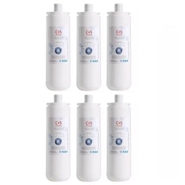Imagem de Kit 6 Refil Filtro Purificador Ibbl C+5 Fr600 Expert Evolux Cor Branco
