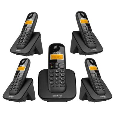 Imagem de Telefone Sem Fio 4 Ramal Adicional ID Bina TS 3110 Intelbras