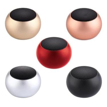 Imagem de Caixinha Som Bluetooth Tws Metal Mini Speaker Amplificada 3w - Kapbox