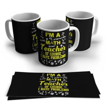 Imagem de Canecas de Porcelana Branca Personalizadas Profissões Matematica (Matematica 17)