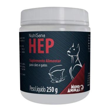 Imagem de Suplemento Nutrisana Hep para Cães e Gatos - 250 g - Mundo Animal