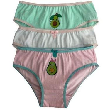 Imagem de Calcinha infantil para menina kit com 14 peças 100% algodão - Folly, P