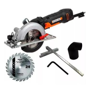 Imagem de Serra Circular Compacta Profissional Worx Wx439 220V 120mm 4500rpm + L