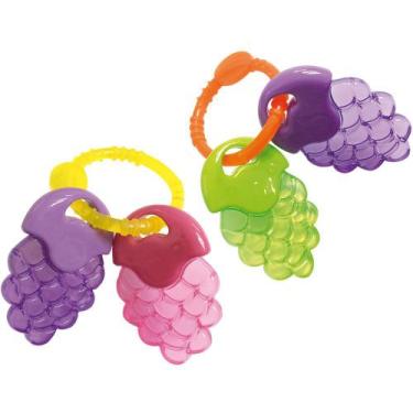 Imagem de Mordedor com água sortido pra bebes - chaveirinho uva - BUBA